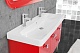 Водолей Мебель для ванной "Астрид 120" красная, 5 ящиков – фотография-20